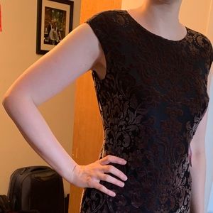 Vince Camuto Burn Out Velvet Dress Size Ten - NWT